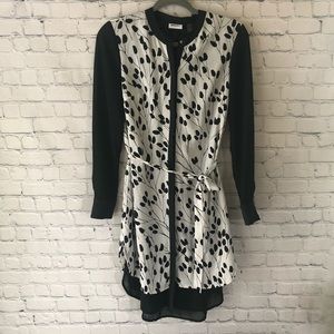 DKNYC Black and white dress